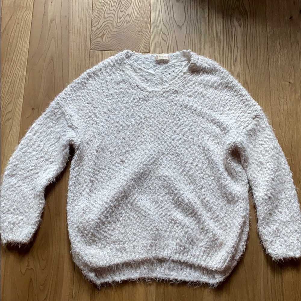 Altar’d State oversized super soft white sweater.